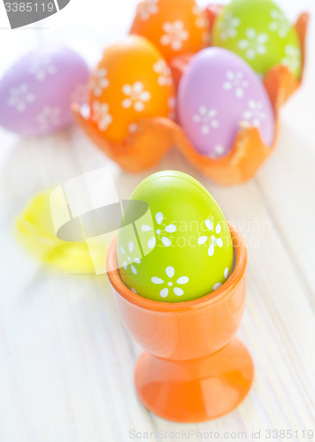 Image of easter eggs