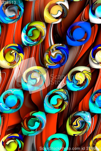 Image of Abstract 3d background