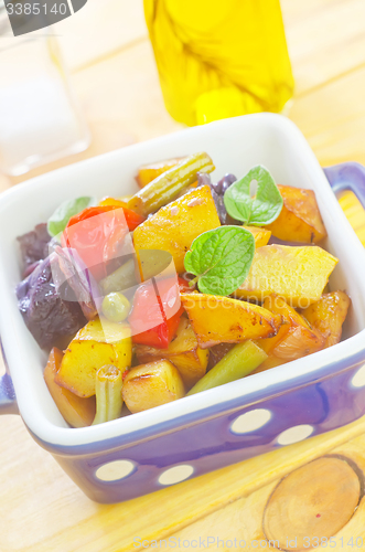 Image of baked vegetables