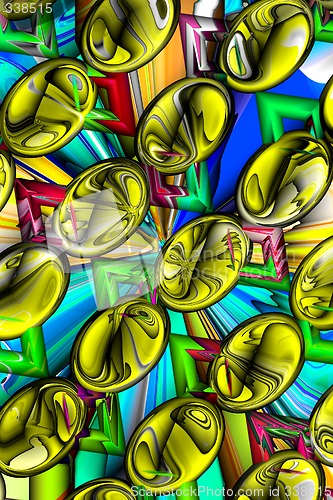 Image of Abstract 3d background