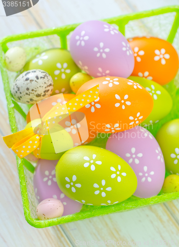 Image of easter eggs