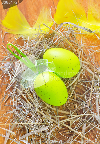 Image of easter eggs