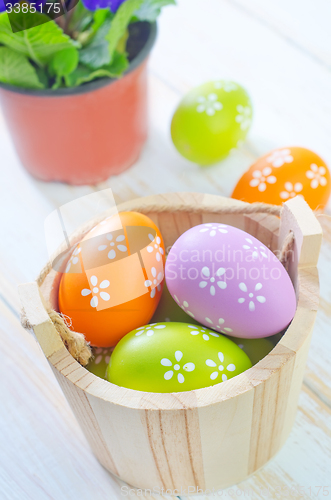 Image of easter eggs