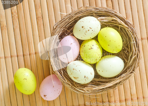 Image of easter eggs