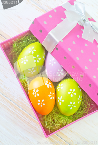 Image of easter eggs