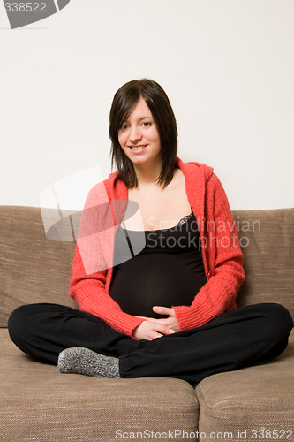 Image of young pregnant woman