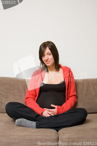 Image of young pregnant woman