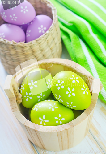 Image of easter eggs