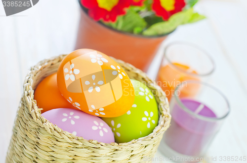 Image of easter eggs