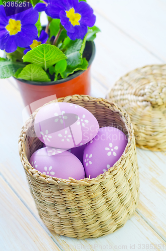 Image of easter eggs