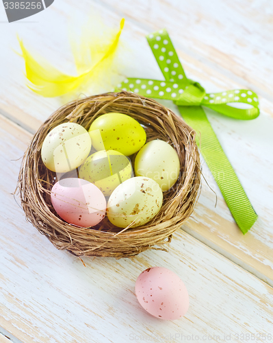 Image of color eggs