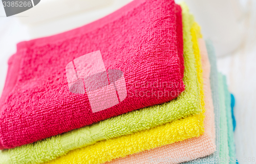 Image of soap and towels