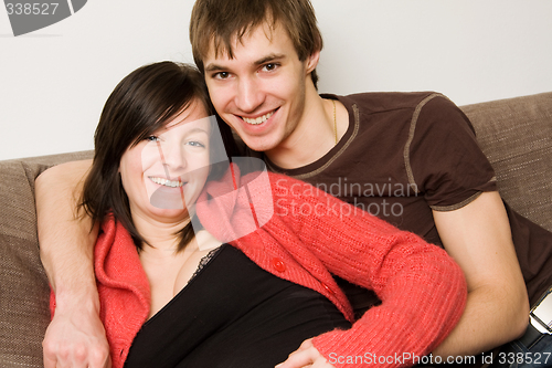 Image of young couple expecting a baby