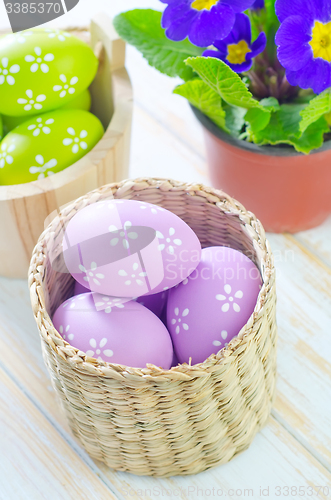 Image of easter eggs