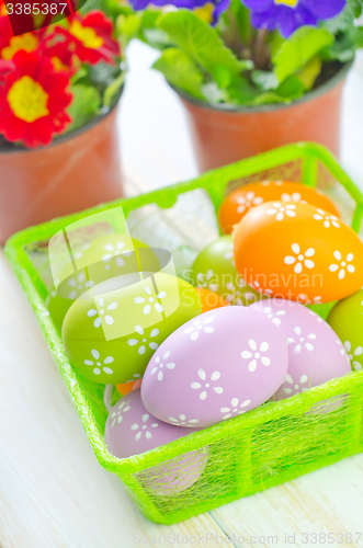 Image of easter eggs