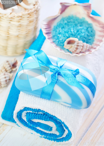 Image of Soap and towels