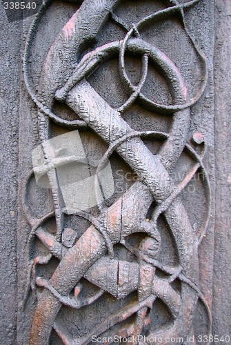 Image of Detail of Urnes stave church