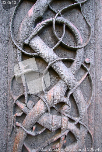 Image of Detail of Urnes stave church