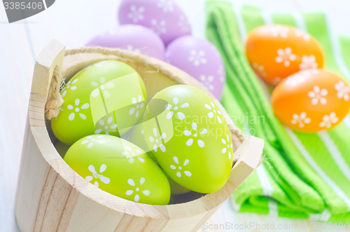 Image of easter eggs