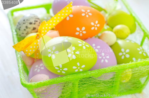 Image of easter eggs