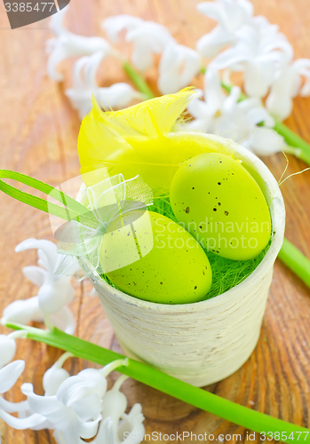 Image of easter eggs