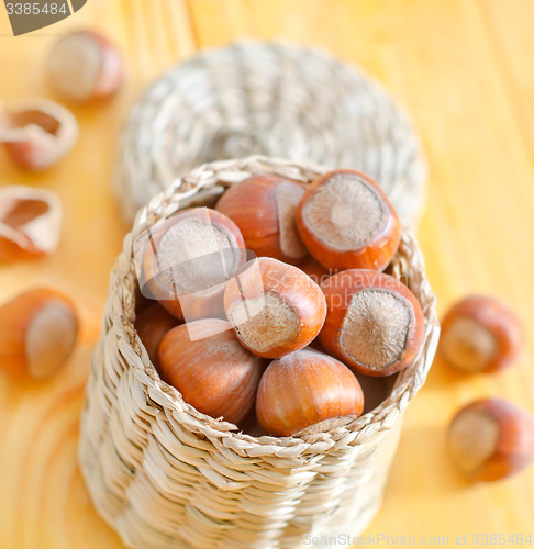 Image of hazelnuts