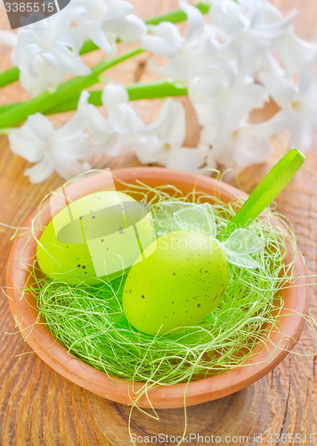 Image of easter eggs