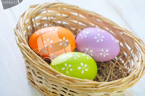 Image of easter eggs