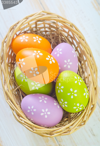 Image of easter eggs