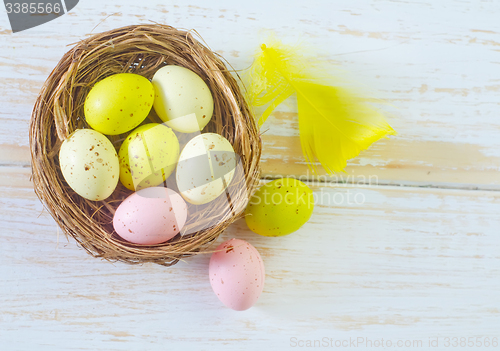 Image of color eggs