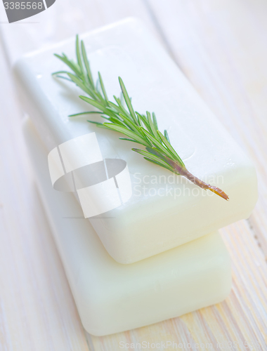 Image of White soap