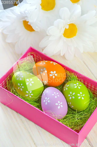 Image of easter eggs