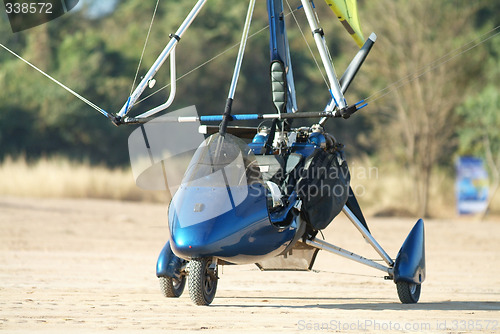 Image of Microlight on the ground