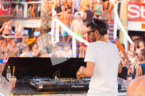 Image of Party on Zrce beach, Novalja, Pag island, Croatia.