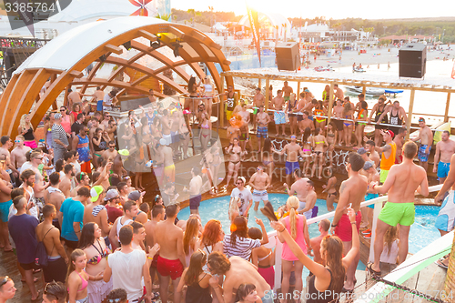 Image of Party on Zrce beach, Novalja, Pag island, Croatia.