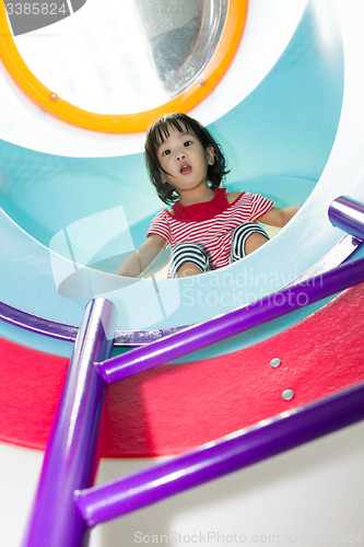 Image of Asian Chinese Girl In Playground