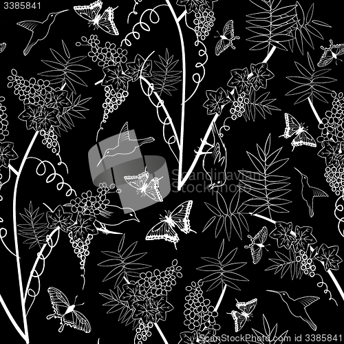 Image of Seamless floral ornate 