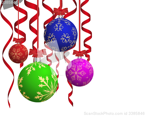 Image of Christmas balls 