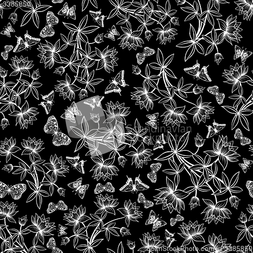 Image of Seamless floral ornate 