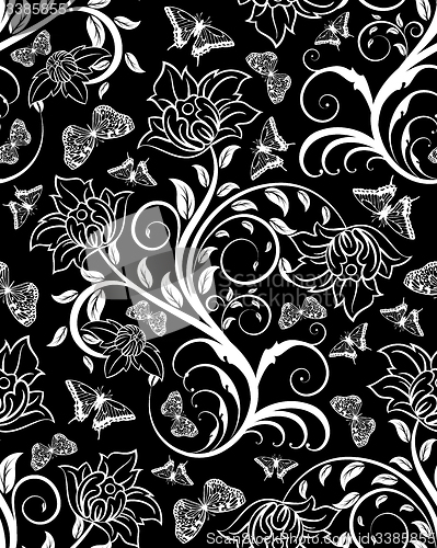 Image of Seamless floral ornate 