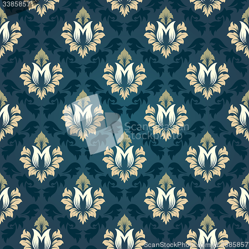 Image of Colorful  seamless damask