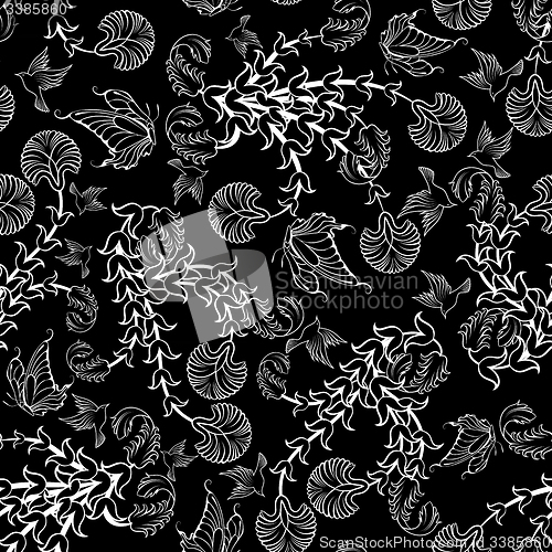 Image of Seamless floral ornate 
