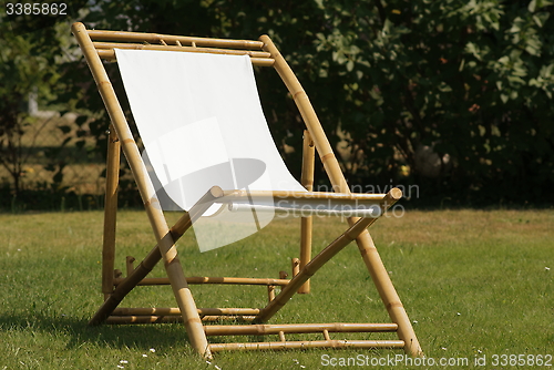 Image of deck chair