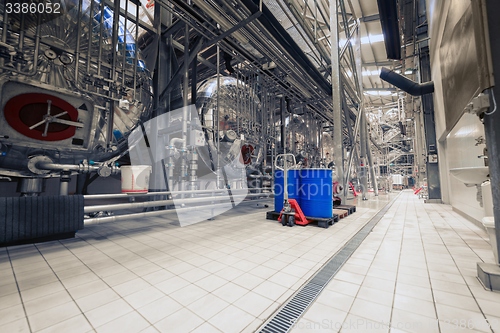 Image of Industrial interior of an alcohol factory