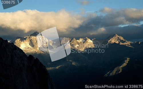 Image of Mountains and clouds
