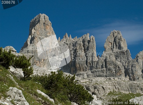 Image of Rock tower, Brenta Group, Dolomiti, Italy