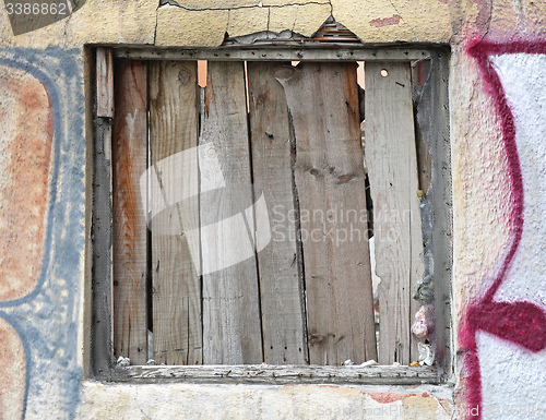 Image of Boarded Window