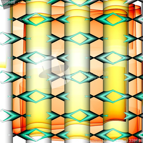 Image of Abstract 3d background