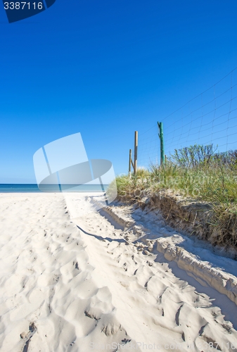 Image of beach of Baltic Sea, Poland
