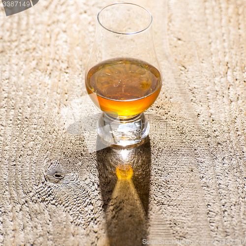 Image of Whisky with sun shadow